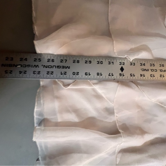 H & M chiffon layered pale pink sleeveless top - Size Large - Picture 6 of 7